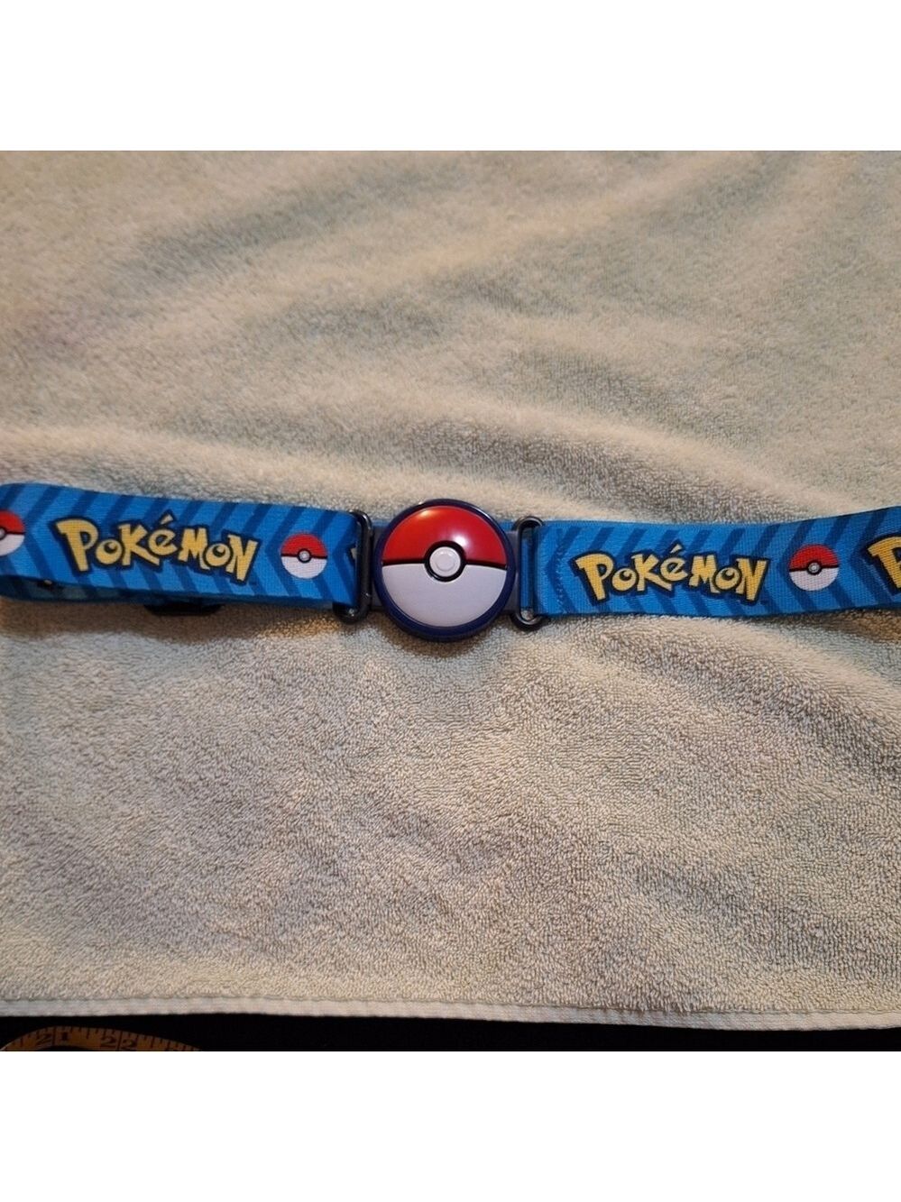 Pokemon Blue Belt with Poke Ball Buckle